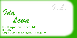 ida leva business card
